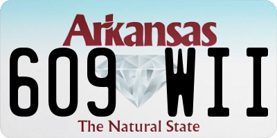 AR license plate 609WII