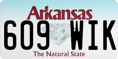 AR license plate 609WIK