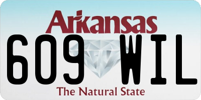 AR license plate 609WIL