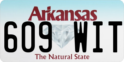 AR license plate 609WIT
