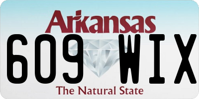 AR license plate 609WIX