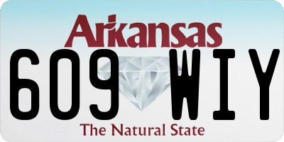 AR license plate 609WIY