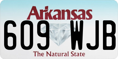 AR license plate 609WJB