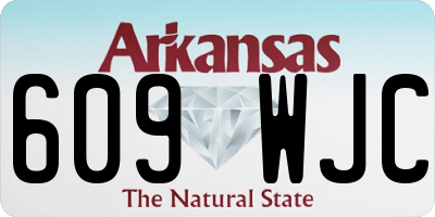 AR license plate 609WJC
