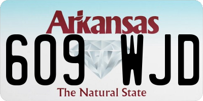 AR license plate 609WJD