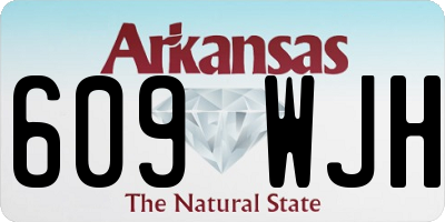 AR license plate 609WJH