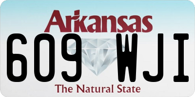 AR license plate 609WJI