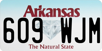 AR license plate 609WJM
