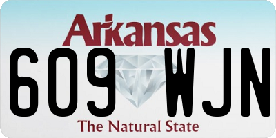 AR license plate 609WJN