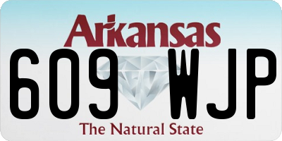 AR license plate 609WJP