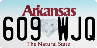 AR license plate 609WJQ
