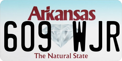 AR license plate 609WJR