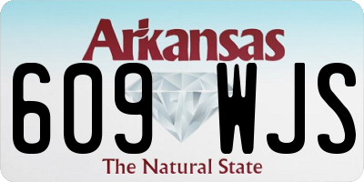 AR license plate 609WJS