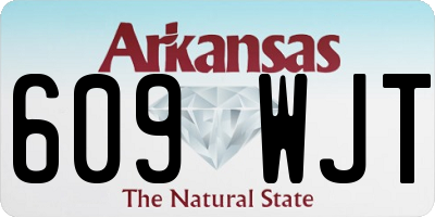 AR license plate 609WJT