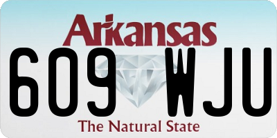 AR license plate 609WJU