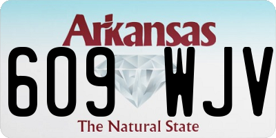 AR license plate 609WJV