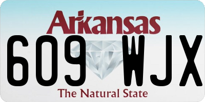 AR license plate 609WJX