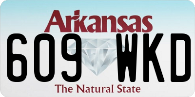 AR license plate 609WKD