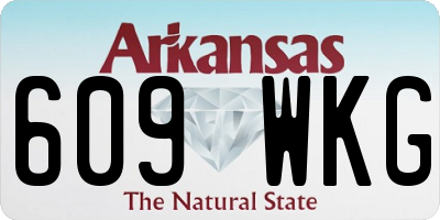 AR license plate 609WKG