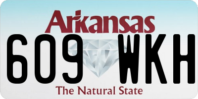 AR license plate 609WKH
