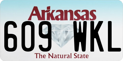 AR license plate 609WKL
