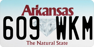 AR license plate 609WKM