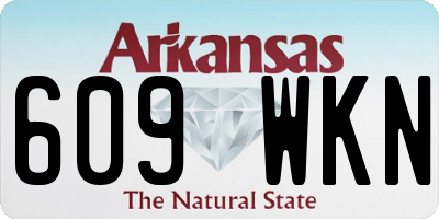 AR license plate 609WKN