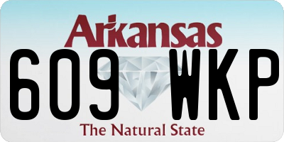 AR license plate 609WKP