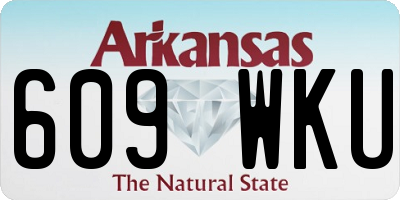 AR license plate 609WKU