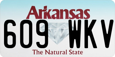 AR license plate 609WKV