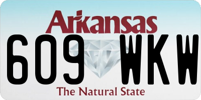 AR license plate 609WKW