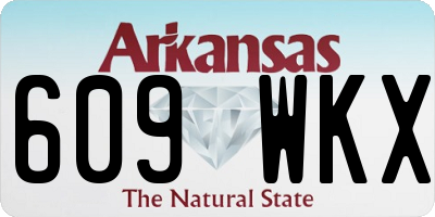 AR license plate 609WKX