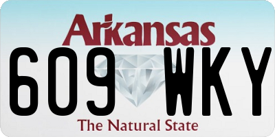 AR license plate 609WKY