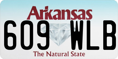 AR license plate 609WLB