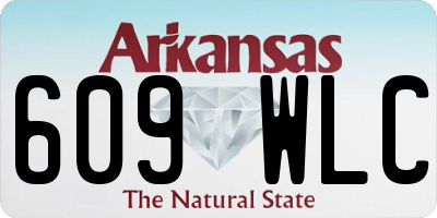 AR license plate 609WLC