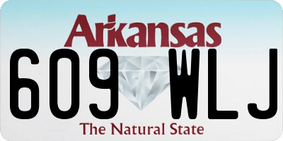 AR license plate 609WLJ