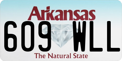 AR license plate 609WLL
