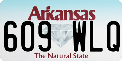 AR license plate 609WLQ