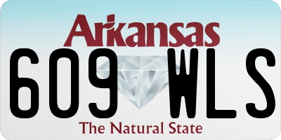 AR license plate 609WLS