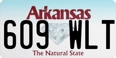 AR license plate 609WLT