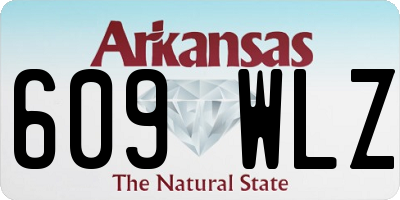 AR license plate 609WLZ