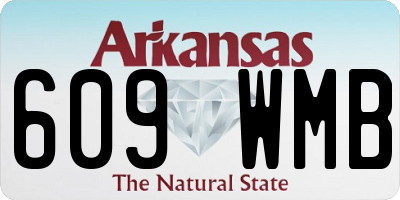 AR license plate 609WMB