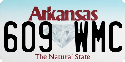 AR license plate 609WMC