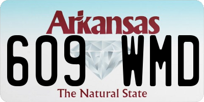 AR license plate 609WMD