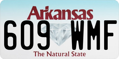 AR license plate 609WMF