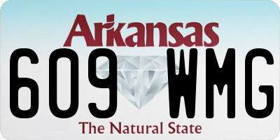 AR license plate 609WMG