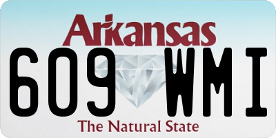 AR license plate 609WMI