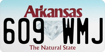 AR license plate 609WMJ