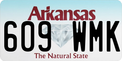 AR license plate 609WMK