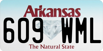 AR license plate 609WML